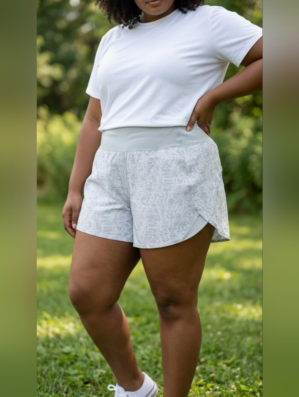 Athleta Women's Light Gray Athletic Shorts